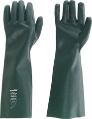 Luva pvc 35cm verde com forro lisa t10 ca33039 - Vonder