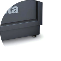 Módulo Fixo 4 Gavetas com Cuba de Aço Inox Torneira Rolha de Pia Tampa e Fechadura C45PRO M4 Beta