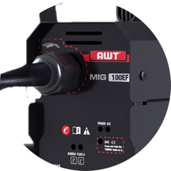 Máquina de Solda Inversora MIG 100-EF AWT com Tocha MIG de 1MT Monofásica 220V IP21