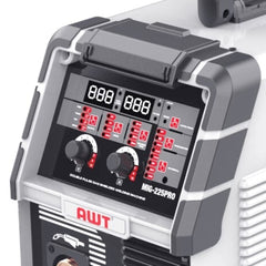 Máquina de Solda Inversora MIG-220 MAX AWT Monofásica 220V IP21S Display Digital com Acessórios
