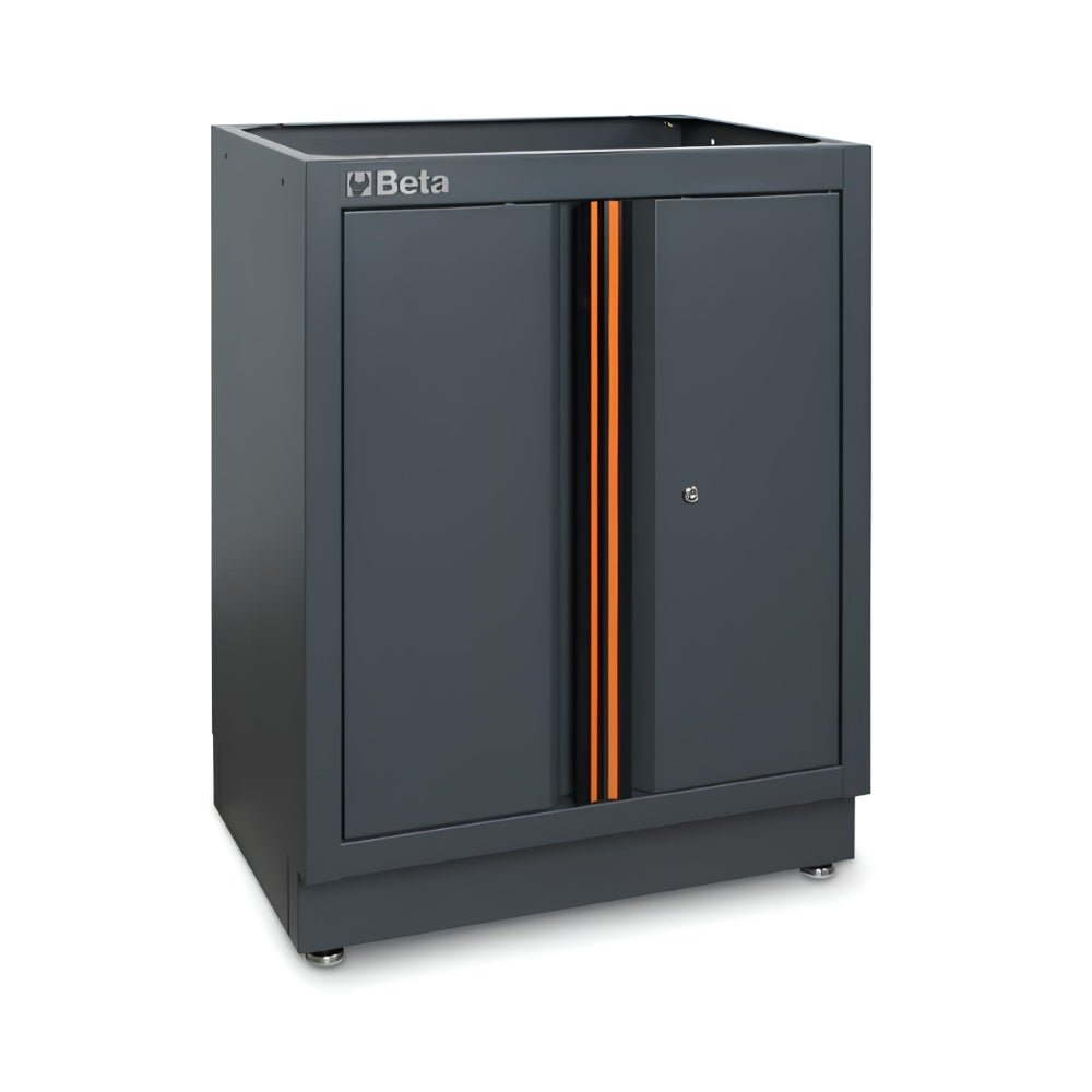 Móvel Modular Fixo 2 Portas com Fechadura Prateleira Interna Ajustável Pés Reguláveis C45PRO MA Beta