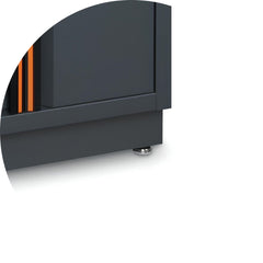 Móvel Modular Fixo 2 Portas com Fechadura Prateleira Interna Ajustável Pés Reguláveis C45PRO MA Beta
