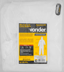 Macacão com Capuz Branco Tamanho Xg Ai 30 Ppl Vonder Plus
