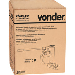 Macaco Tipo Unha 5 Toneladas Vonder