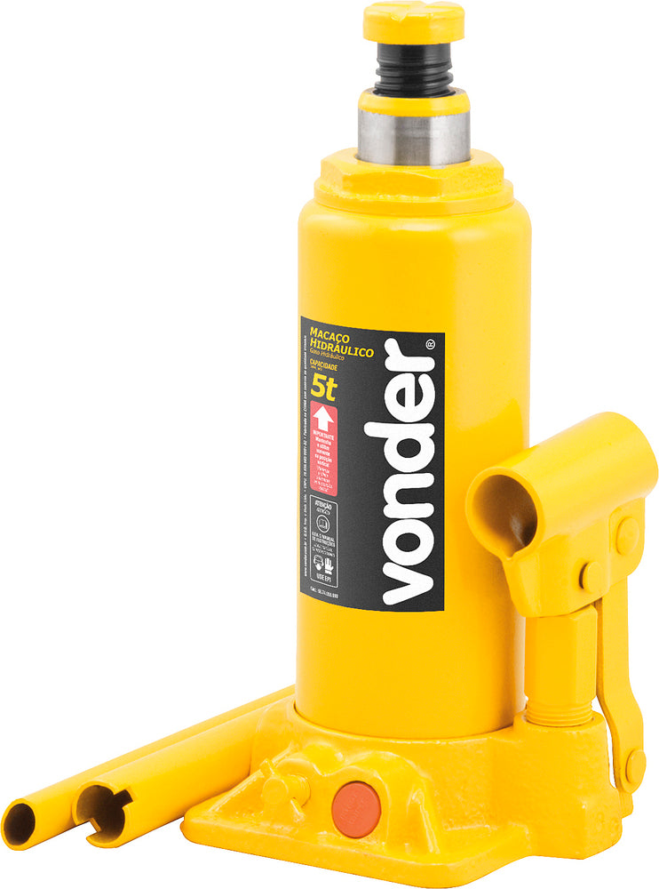 Macaco hidráulico garrafa 5 toneladas 1 estágio Vonder