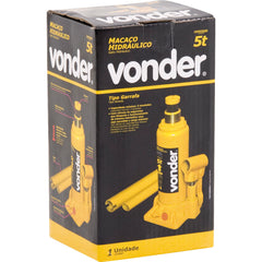 Macaco hidráulico garrafa 5 toneladas 1 estágio Vonder