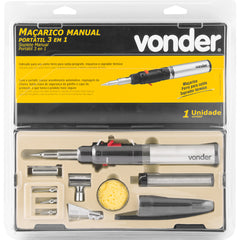 Maçarico Manual Portátil 3 em 1 - Vonder
