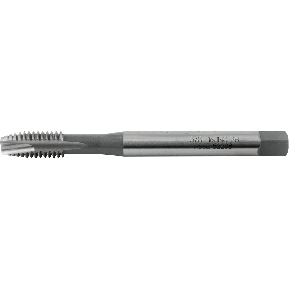 Macho Máquina Hss-E 3/8'' X 16 Unc com Ponta Helicoidal DIN2182 Vonder Plus