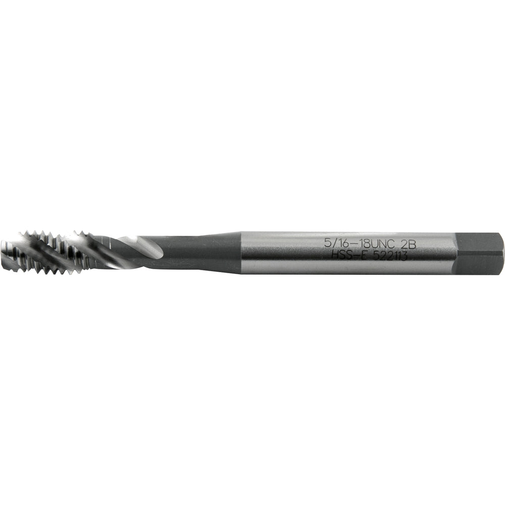 Macho Máquina Hss-E 5/16'' X 18 Unc com Canal Helicoidal DIN2182 Vonder Plus