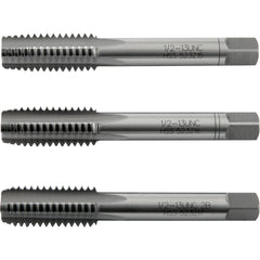 Macho Manual de Aço Rápido 1/2'' Unc Jogo com 3 peças Vonder Plus