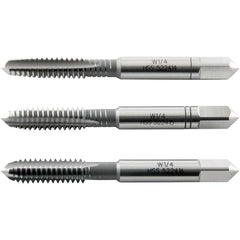 Macho Manual Aço Rápido 1/4'' Bsw Jogo 3 peças Vonder Plus