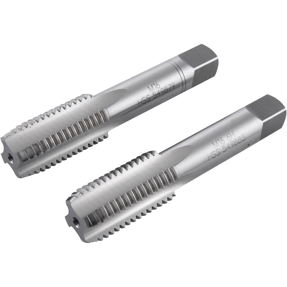 Macho Manual de Aço Rápido 16 mm x 2,0 mm Ma Jogo com 2 peças Vonder Plus