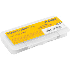 Macho Manual Aço Rápido 3/8'' Bsw Jogo 3 peças Vonder Plus