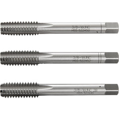 Macho Manual de Aço Rápido 3/8'' Unc Jogo com 3 peças Vonder Plus