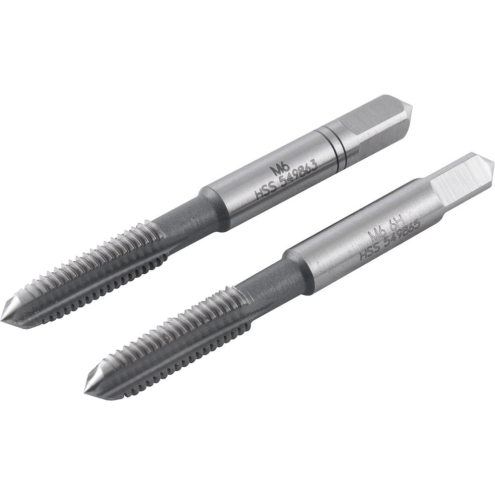 Macho Manual de Aço Rápido 6 mm x 1,0 mm Ma Jogo com 2 peças Vonder Plus