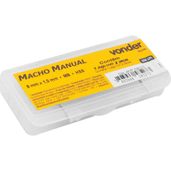 Macho Manual Aço Rápido 8x1,00mm Mb Jogo c/ 2 pçs Vonder