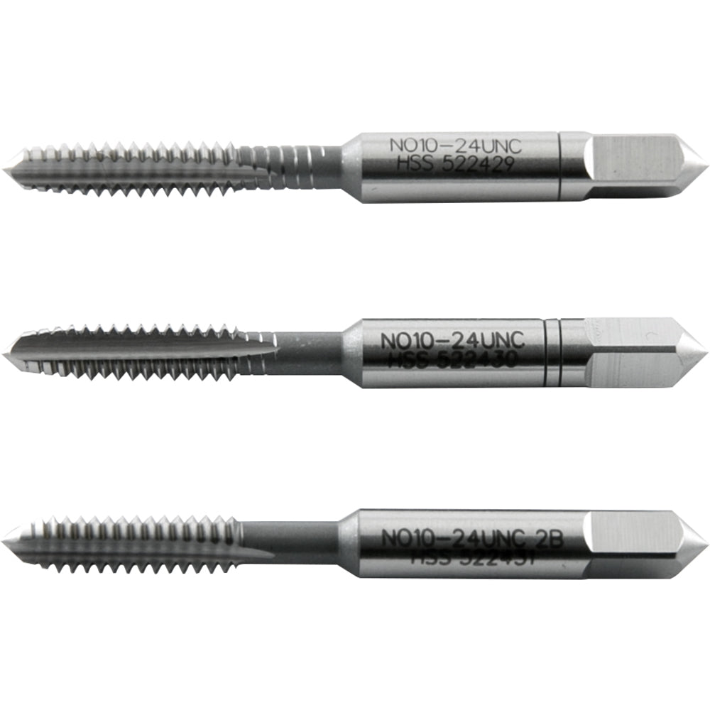 Macho Manual Aço Rápido Nº 10 3/16'' Unc Jogo 3 pçs Vonder