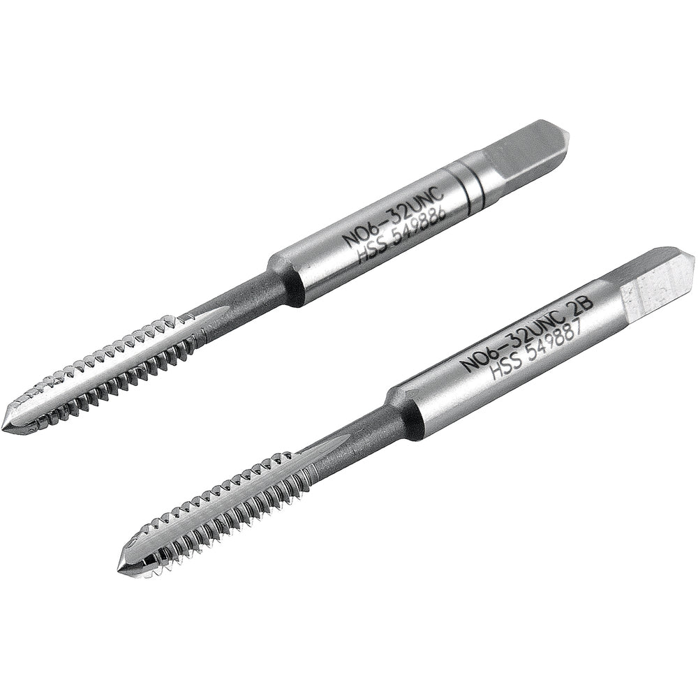 Macho Manual Aço Rápido Nº 6 3/64'' Unc Jogo c/ 2 pçs Vonder