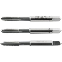 Macho Manual Aço Rápido Nº 8 5/32'' Unc Jogo c/ 3 pçs Vonder
