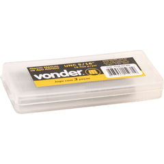 Macho manual aço rápido 3/8" unc 16fpp 3 pç din 351 Vonder