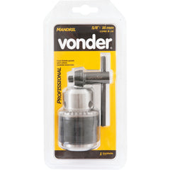 Mandril leve 3,1-16,0mm cone b-18 chave vdc3 Vonder