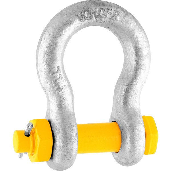 Manilha Para Cabo De Aço 3/4  Curva Pesado Galvanizado Com P