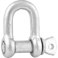 Manilha p/ cabo de aço 5/16"" reta pesado galvanizado Vonder