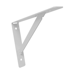 Cantoneira Mão Francesa Branca New 25 cm Reforçada Presto para Estante