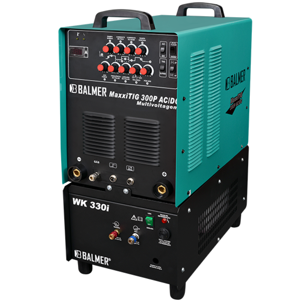 Máquina de Solda Inversora TIG AC/DC MAXXITIG-300P 20-300A 220/380/440V 30155226 Balmer