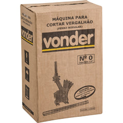 Maquina corta vergalhão n.1 capacidade de corte 16mm Vonder