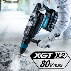 Martelete Combinado Rotativo 52 mm SDS MAX 21,4J Sem Bateria Sem Carregador HR006GZ Makita