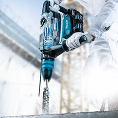 Martelete Combinado Rotativo 52 mm SDS MAX 21,4J Sem Bateria Sem Carregador HR006GZ Makita