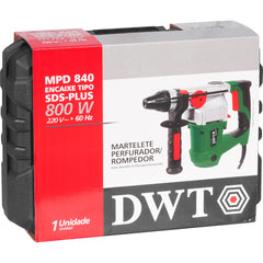 Martelete Perfurador/Rompedor 800W Mpd 840 220V DWT