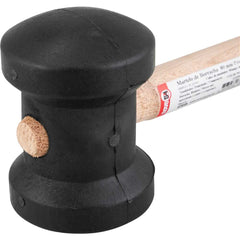Martelo De Borracha 80mm Preto Nove54