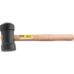 Martelo borracha 40mm preto cabo madeira Vonder
