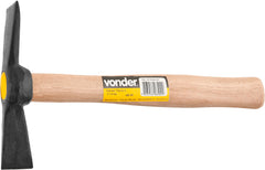 Martelo pedreiro 2 cortes aço forjado cabo madeira Vonder
