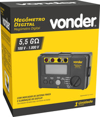 Megometro Digital 5.5Gh 100-1000V Vonder