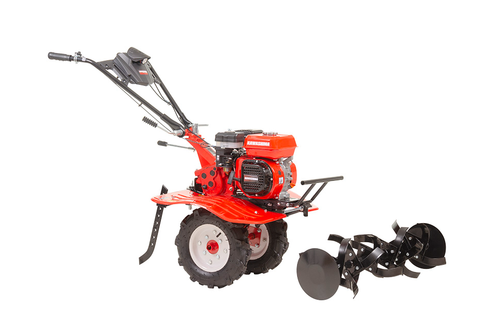 Micro-Trator Kawashima Kws Mcg-780A com Motor 7HP 212CC 100cm Aração com Rodas