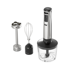 Mixer 3 em 1 Elétrico com Processador WAP Inox WM1 Turbo com Batedor de Claras 4 Laminas Miniprocessador 127V