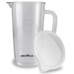 Mixer BMX400P 500W 3 em 1 Britânia Preto Com Jarra Copo Batedor de Claras 220V