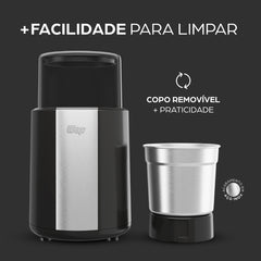 Moedor de Café WAP AROMA WMC200 Duas Lâminas em Inox 220V