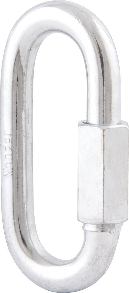 Mosquetão com rosca 1/2" leve galvanizado cartela Vonder