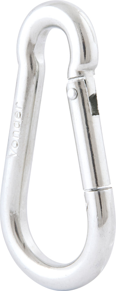 Mosquetão com trava 9x90mm leve galvanizado Vonder