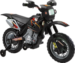 Moto elétrica infantil motocross preta - Bel Brink