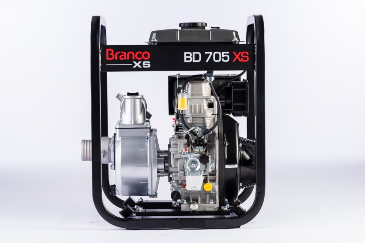 Motobomba Autoesc. Diesel 3'' 7,0CV P. Elét. BD705E Branco
