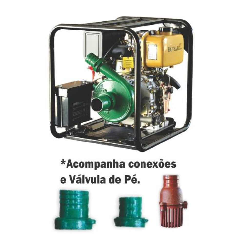 Motobomba Diesel Centrífuga 2.1/2X2'' 7CV P Elétrica Buffalo