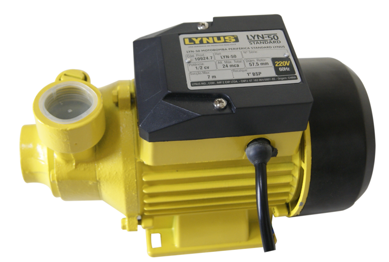 Motobomba Periférica Standart 1/2'' Cv 220V Lynus LYN-50