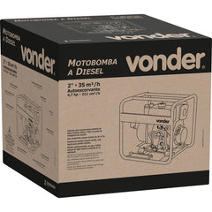 Motobomba à diesel 2" 5hp 4 tempos manual Vonder