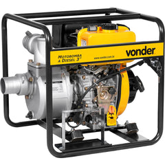 Motobomba à diesel 3" 7hp 4 tempos manual água limpa Vonder