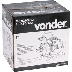 Motobomba à gasolina 1" 1hp 2 tempos manual Vonder